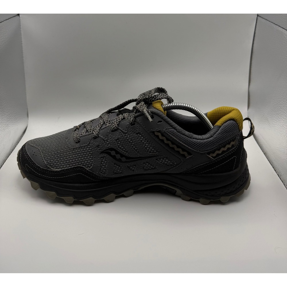 Saucony Excursion TR15 Trail Running Shoes Mens 10.5 Grey Gold Good Rugged Lug